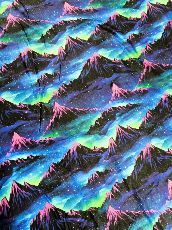 Vibrant Mountain Squish Fabric £17pm 4