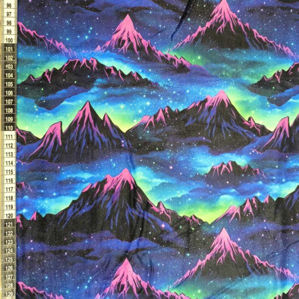 Vibrant Mountain Squish Fabric £17pm 5