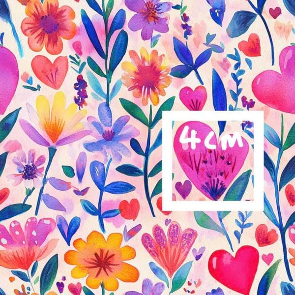 PREORDER due March 2025 Love & Flowers Jersey Fabric £16.50pm 6