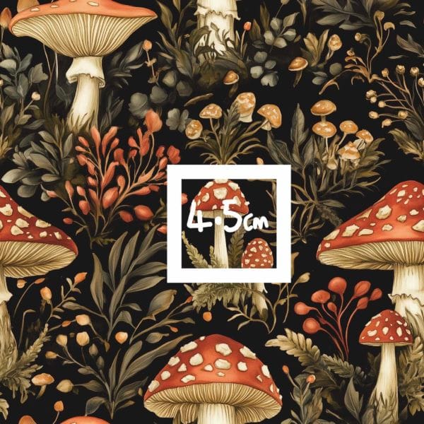 PREORDER due March 2025 Cottagecore Mushroom Jersey Fabric £16.50pm 6