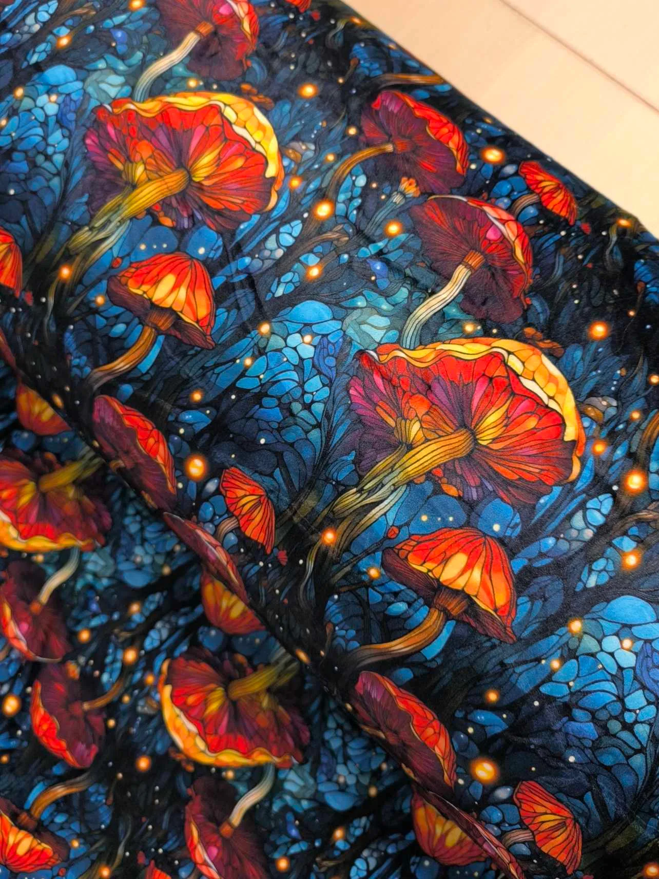 Red Mushroom Squish Fabric £17pm 6 Red Mushroom Squish Fabric £17pm - Image 3