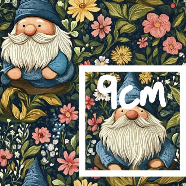 PREORDER due March 2025 Cottagecore Gnome Jersey Fabric £16.50pm 6