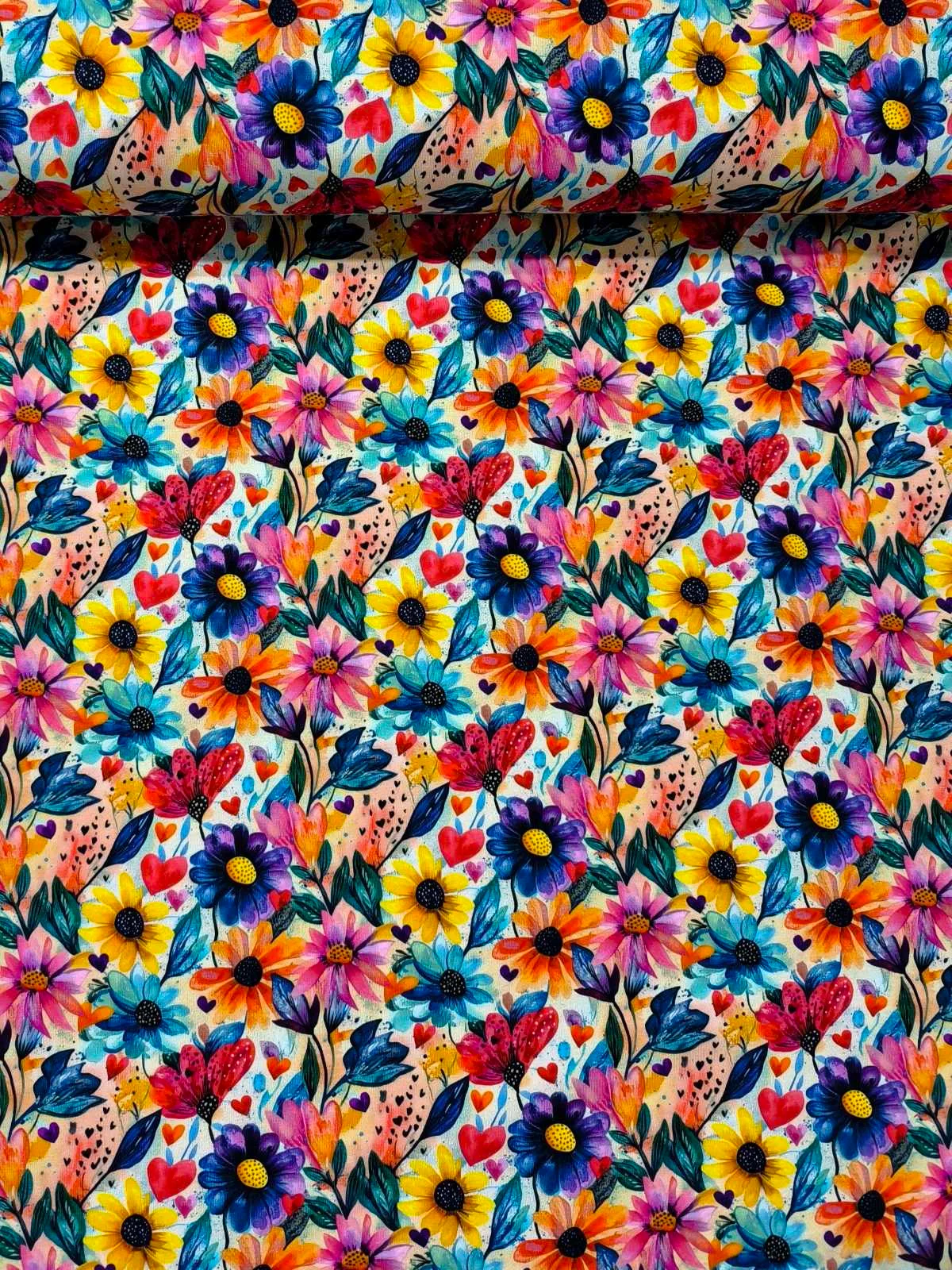 Flower Power Jersey Fabric £16.50pm 7 Flower Power Jersey Fabric £16.50pm - Image 4