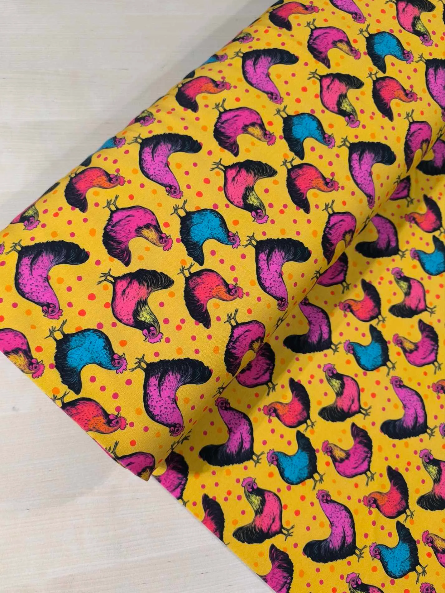 Flower Power Jersey Fabric £16.50pm 2