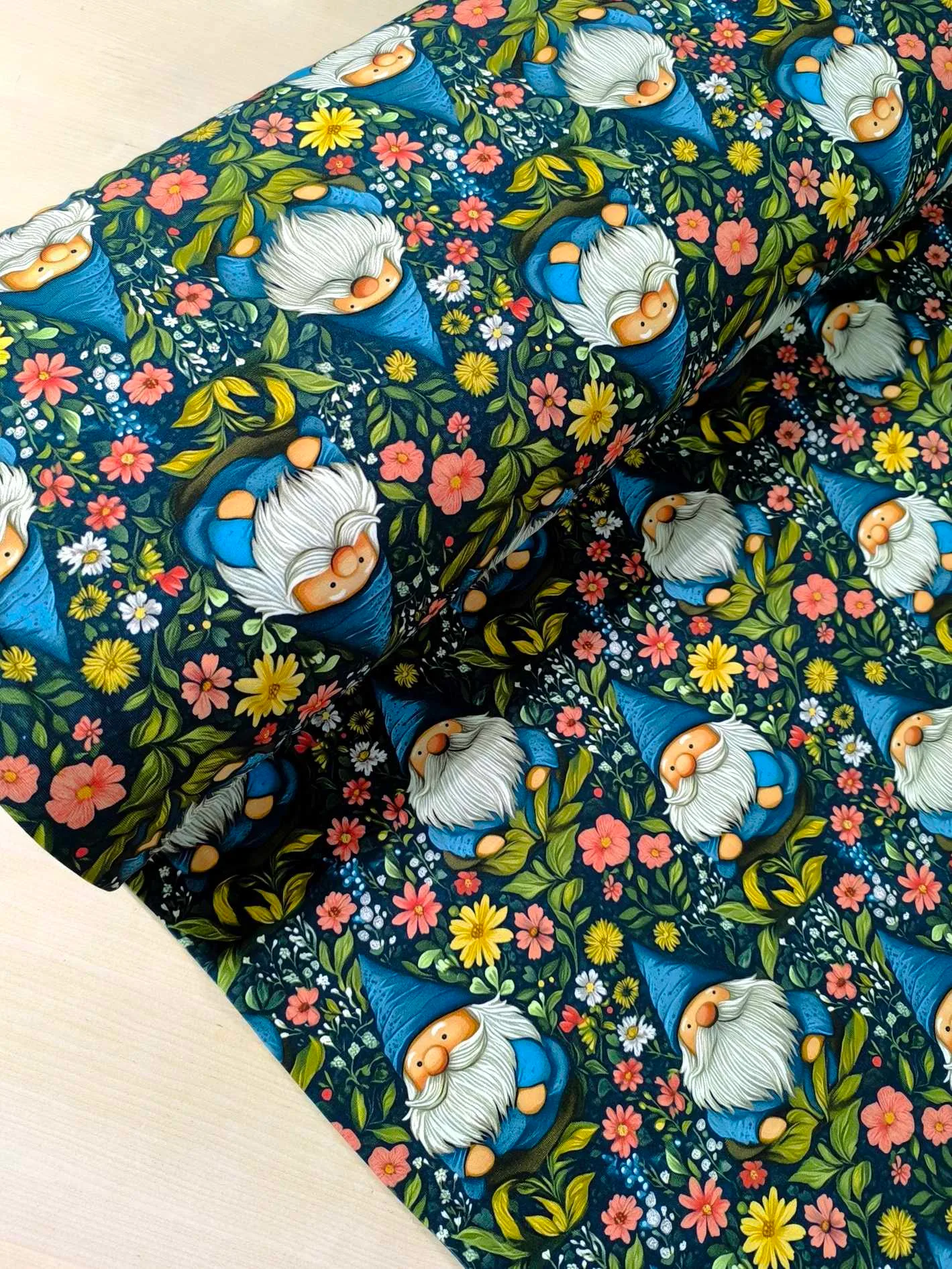 Flower Power Jersey Fabric £16.50pm 3