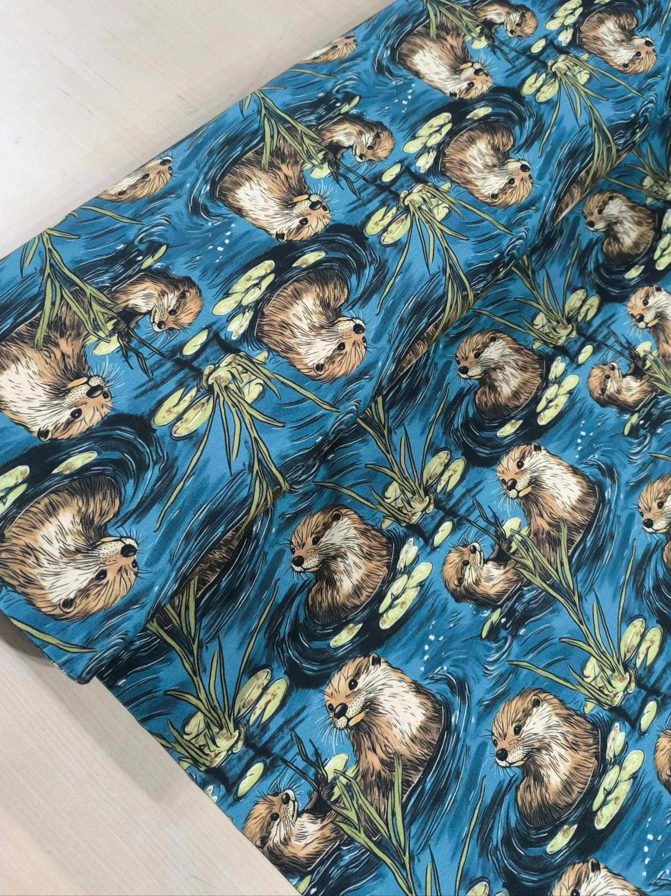 Cottagecore Gnome Jersey Fabric £16.50pm 3