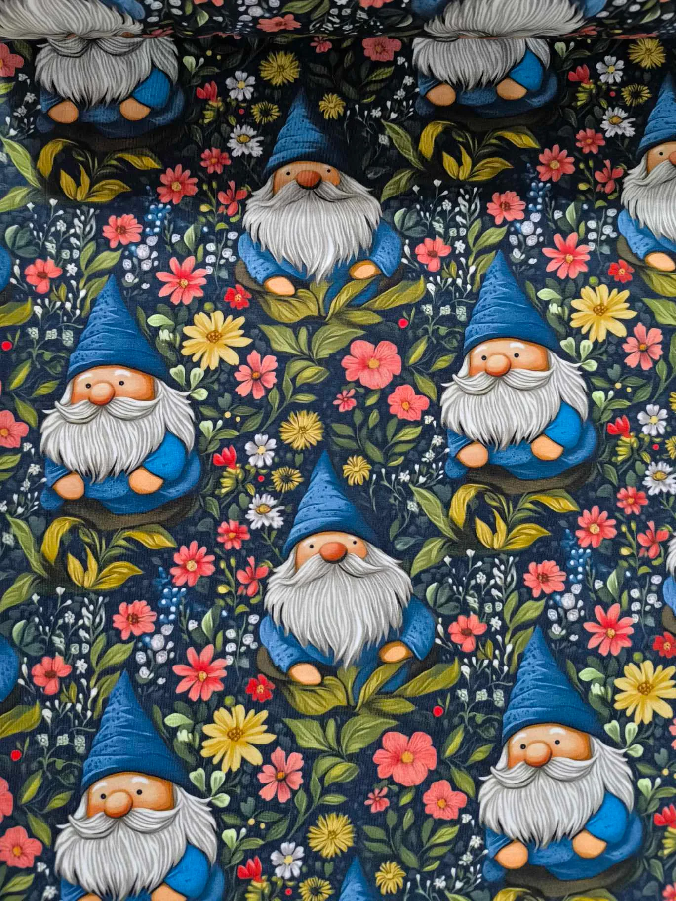 Cottagecore Gnome Jersey Fabric £16.50pm 5 Cottagecore Gnome Jersey Fabric £16.50pm - Image 2