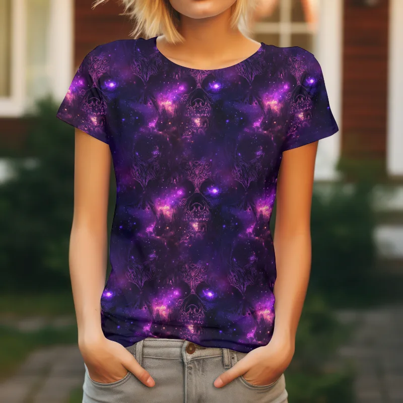 Skull Nebular French Terry Fabric £18pm - Image 4