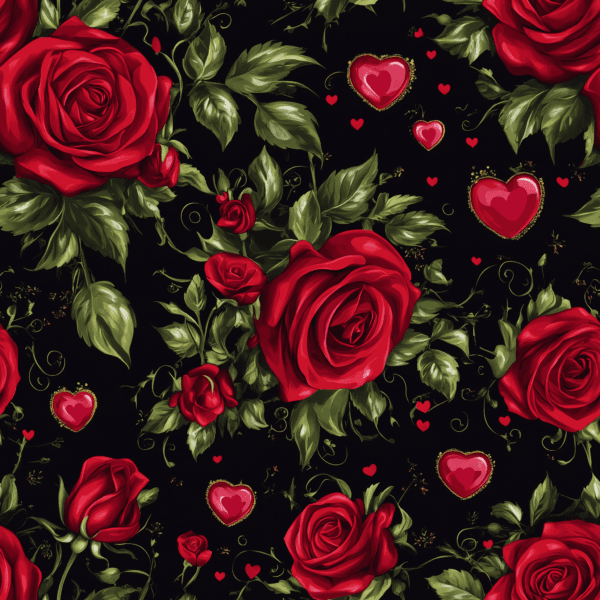 PREORDER due March 2025 Roses Are Red Jersey Fabric £16.50pm 8