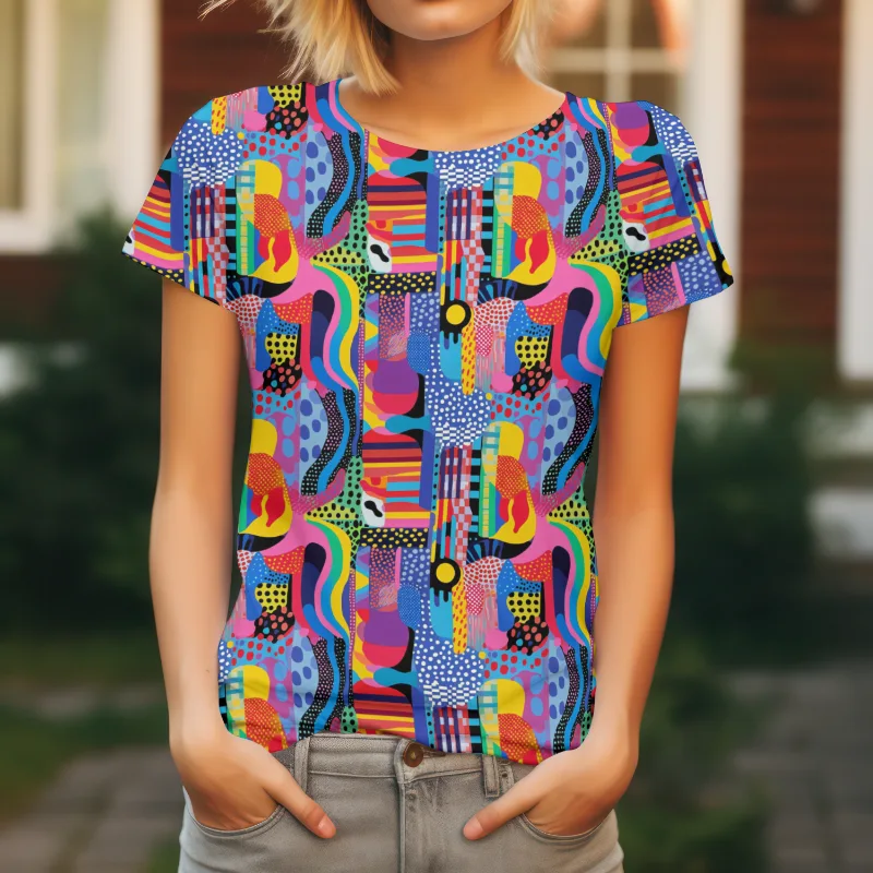 Funky Abstract Jersey Fabric £16.50pm - Image 5