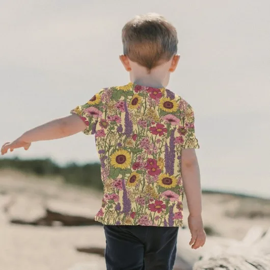 Full Bloom Wildflower Jersey Fabric £16.50pm - Image 6