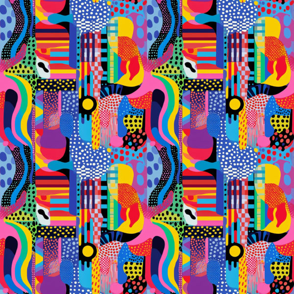 PREORDER due April 2025 Funky Abstract Jersey Fabric £16.50pm 5