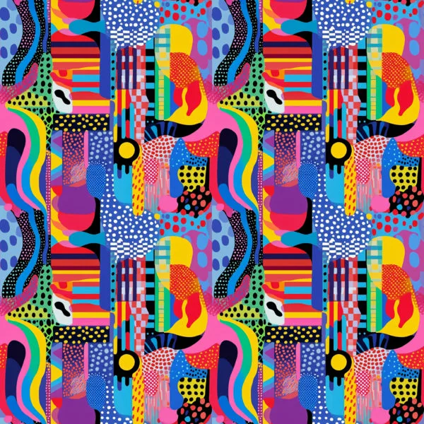PREORDER due April 2025 Funky Abstract Jersey Fabric £16.50pm 5