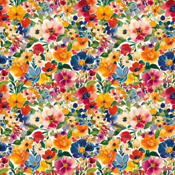 PREORDER due April 2025 Sunshine Flowers Jersey Fabric £16.50pm 5