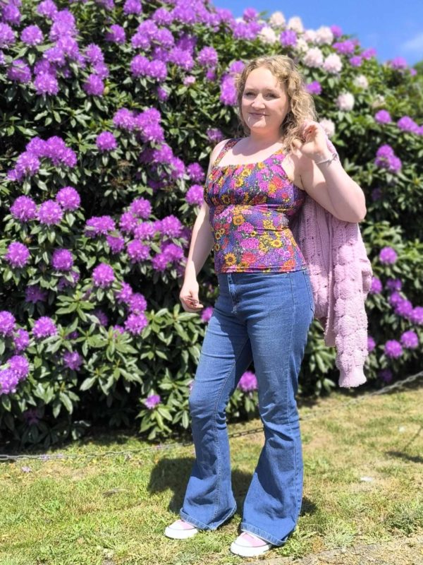 PREORDER Due July 2025 Flower Medley Jersey Fabric £16.50pm - Image 5