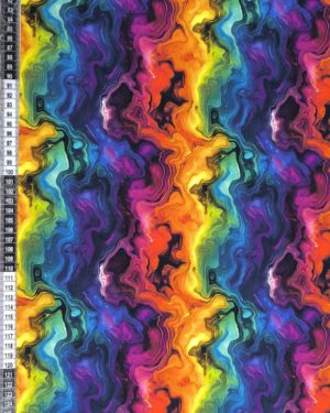 Rainbow Geode Jersey Fabric £16.50pm