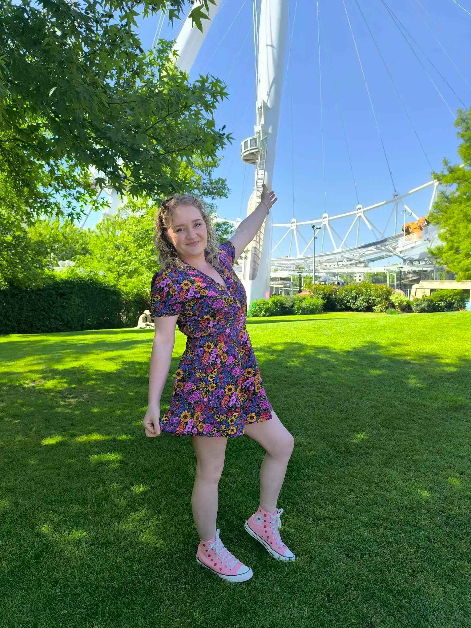 1.4m Piece Flower Medley Jersey Fabric - Image 3