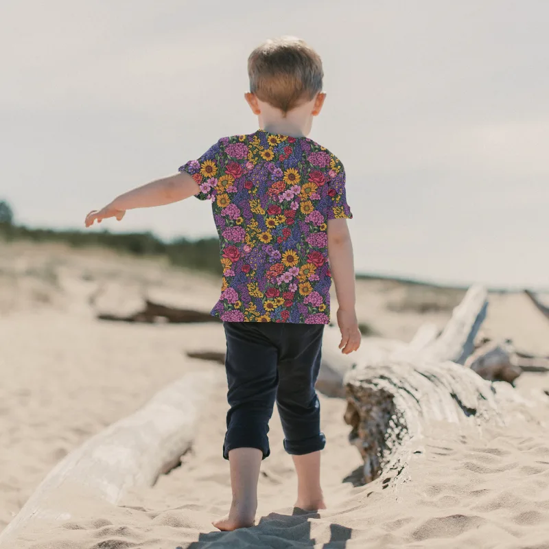 1.4m Piece Flower Medley Jersey Fabric - Image 11