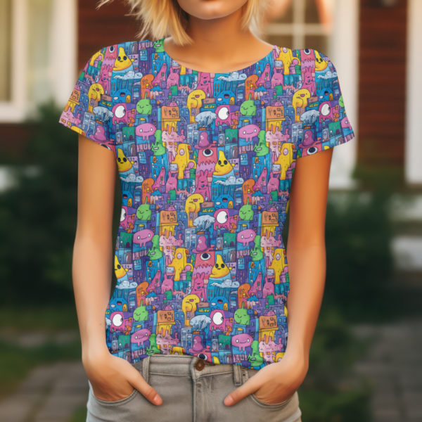City Monsters Jersey Fabric £16.50pm - Image 5