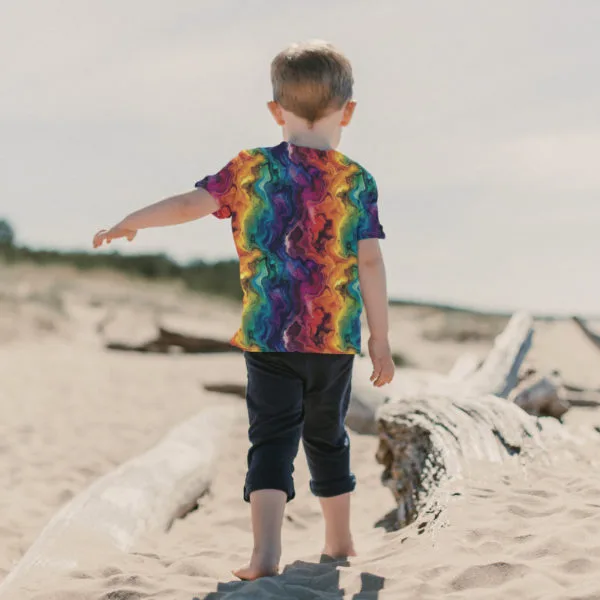 Rainbow Geode Jersey Fabric £16.50pm - Image 8