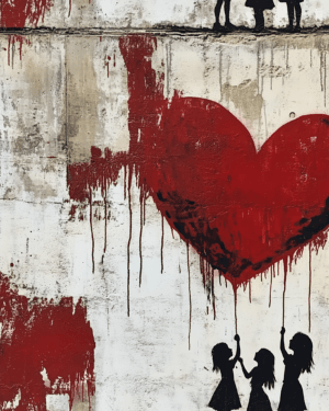 PREORDER due May 2025 Banksy Balloon Girls Jersey Fabric £16.50pm