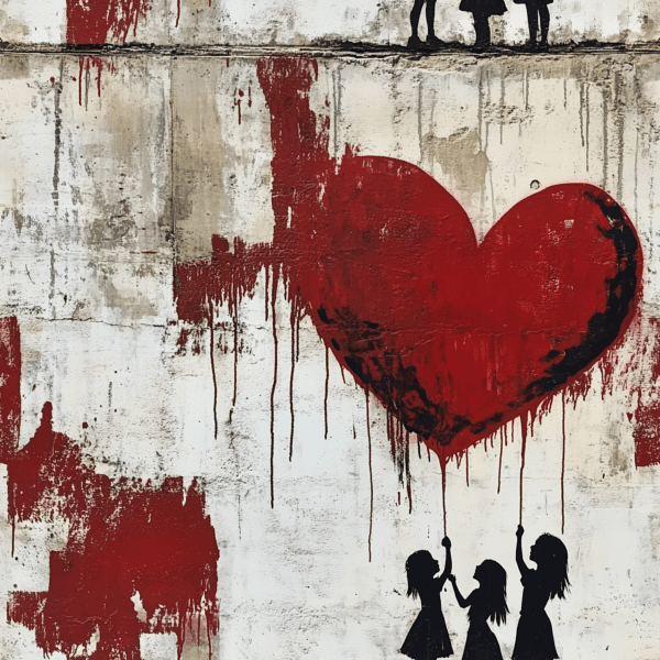PREORDER due May 2025 Banksy Balloon Girls Jersey Fabric £16.50pm