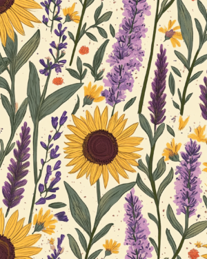 PREORDER due May 2025 Yellow Sunflower Jersey Fabric £16.50pm