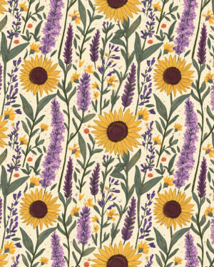 PREORDER due May 2025 Yellow Sunflower Jersey Fabric £16.50pm