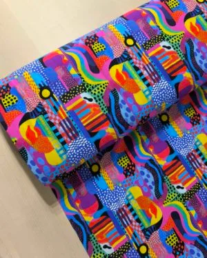 Funky Abstract Jersey Fabric £16.50pm