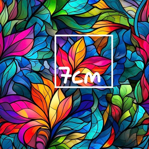 PREORDER due June 2025 Stained Glass Leaf Jersey Fabric £16.50pm - Image 10