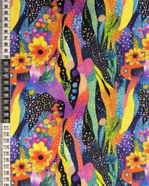 Wild Bloom Jersey Fabric £16.50pm