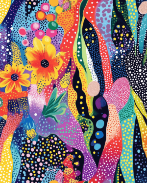 PREORDER due June 2025 Wild Bloom Jersey Fabric £16.50pm