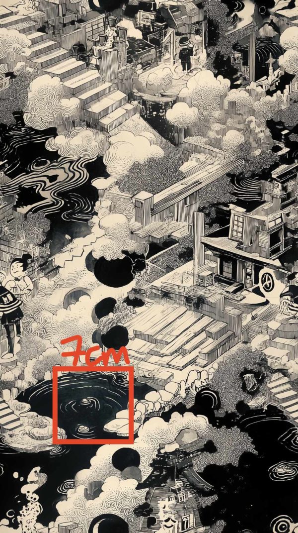 PREORDER due July 2025 Monochrome World Jersey Fabric £16.50pm - Image 4