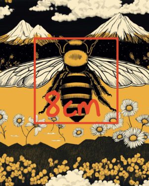PREORDER due July 2025 Mountain Bee Jersey Fabric £16.50pm