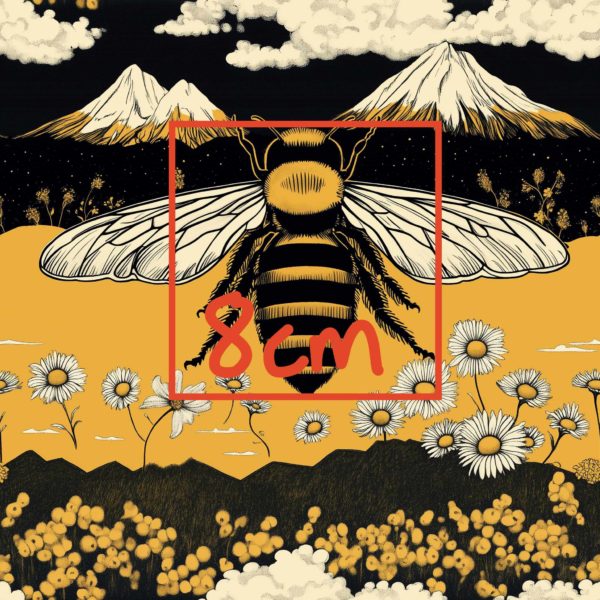 PREORDER due July 2025 Mountain Bee Jersey Fabric £16.50pm - Image 2