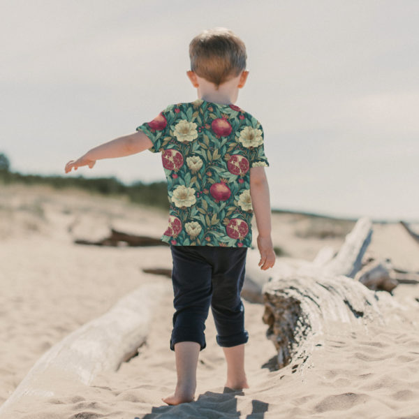 PREORDER due July 2025 Pomegranate Flowers Jersey Fabric £16.50pm - Image 4