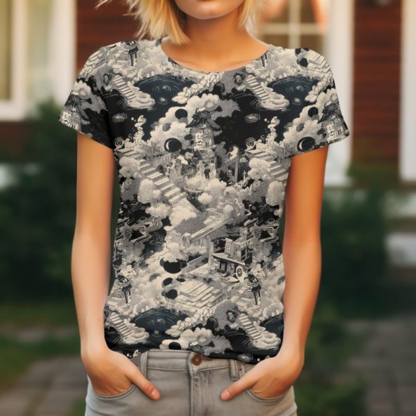 PREORDER due July 2025 Monochrome World Jersey Fabric £16.50pm - Image 2