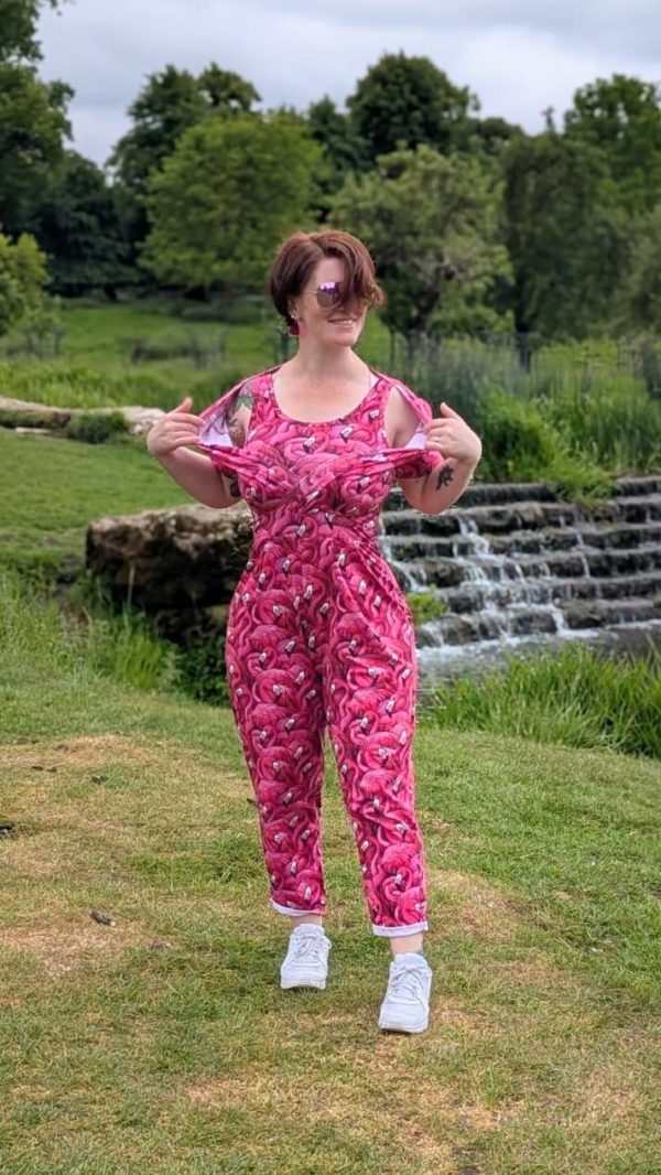 PREORDER Due July 2025 Pink Flamingo Jersey Fabric £16.50pm - Image 7