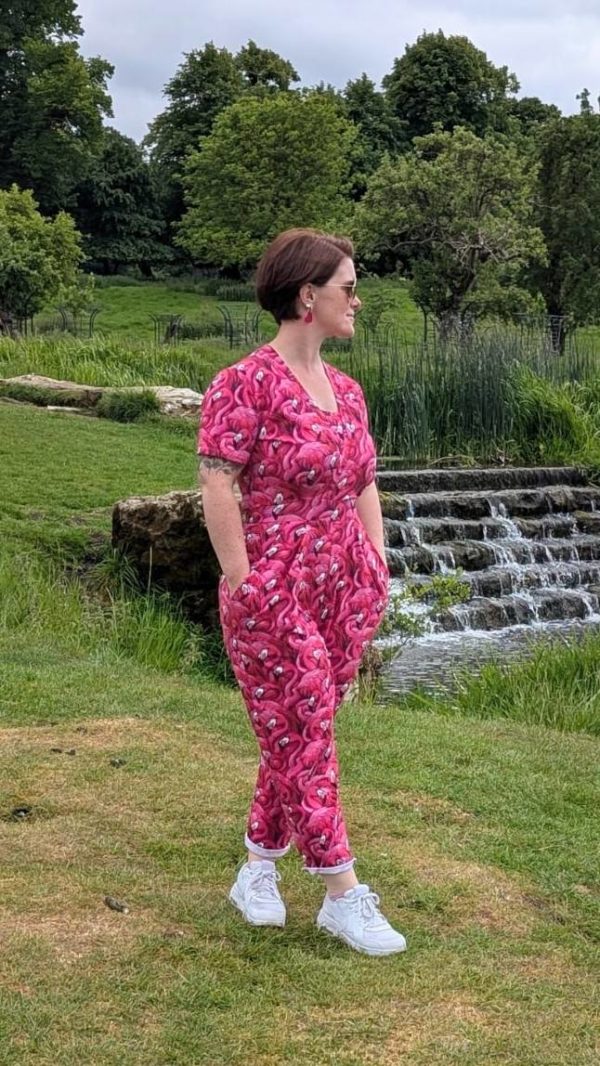 PREORDER Due July 2025 Pink Flamingo Jersey Fabric £16.50pm - Image 6