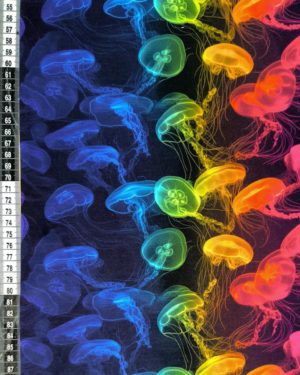 Neon Jellyfish French Terry Fabric £18pm