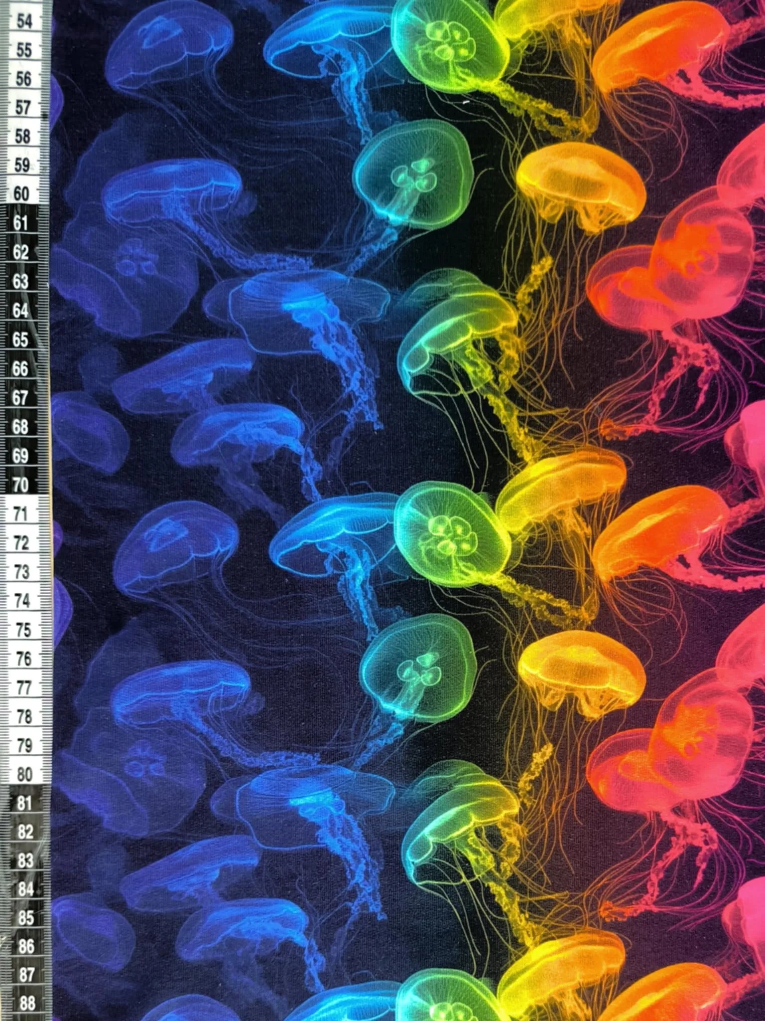 Neon Jellyfish French Terry Fabric £18pm 5 Neon Jellyfish French Terry Fabric £18pm - Image 2