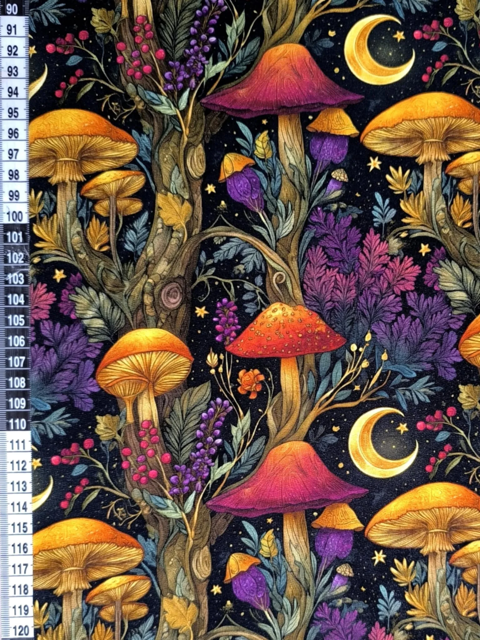 Fairy Mushroom French Terry Fabric £18pm - Image 2