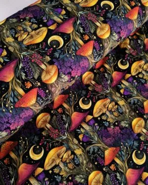 Fairy Mushroom Jersey Fabric £16.50pm