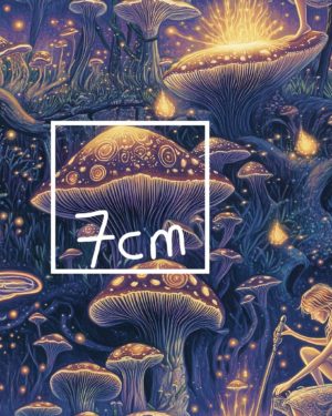PREORDER Due August 2025 Magic Mushroom Fairy French Terry Fabric £18pm