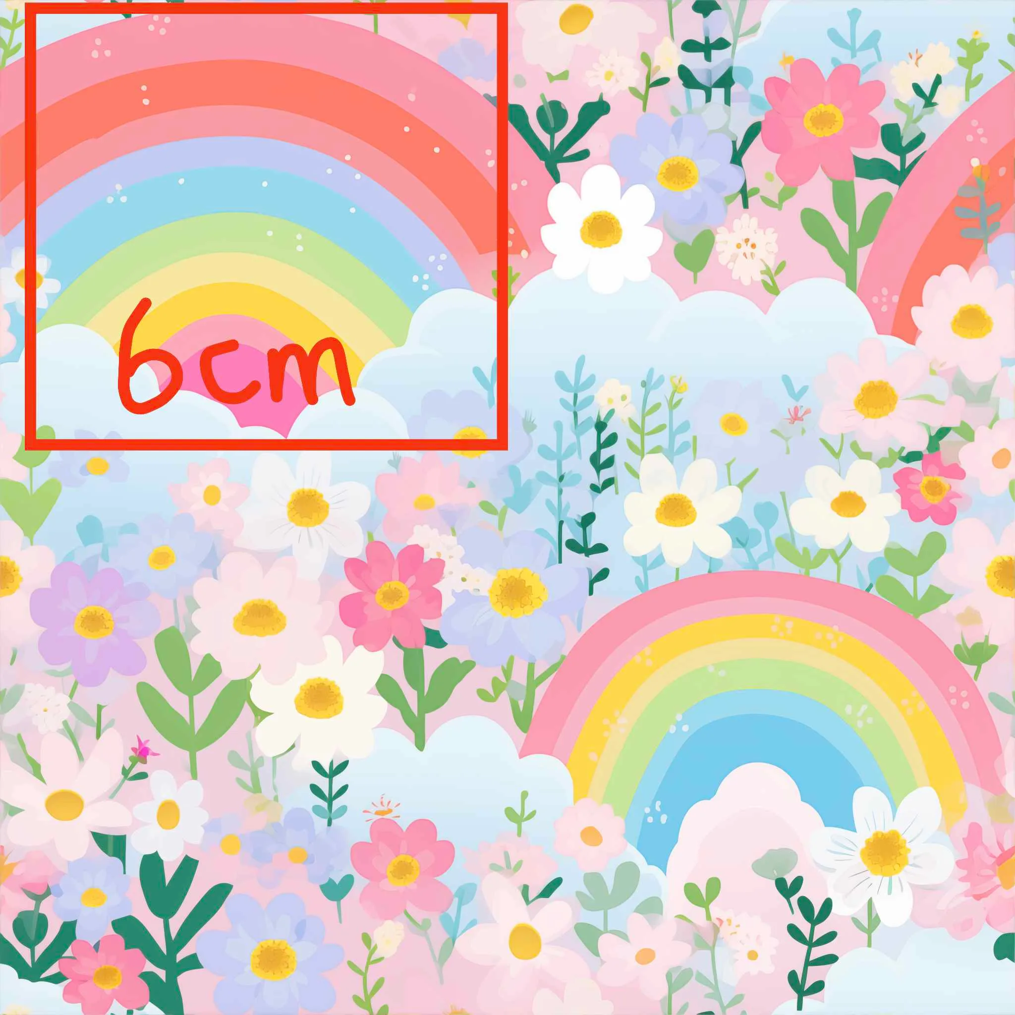 Pastel Rainbow Jersey Fabric £16.50pm - Image 8