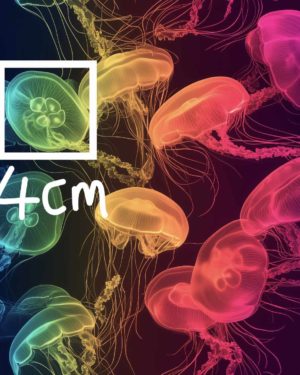 PREORDER Due August 2025 Neon Jellyfish French Terry Fabric £18pm