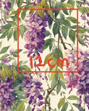PREORDER Due August 2025 Wisteria Flower Jersey Fabric £16.50pm