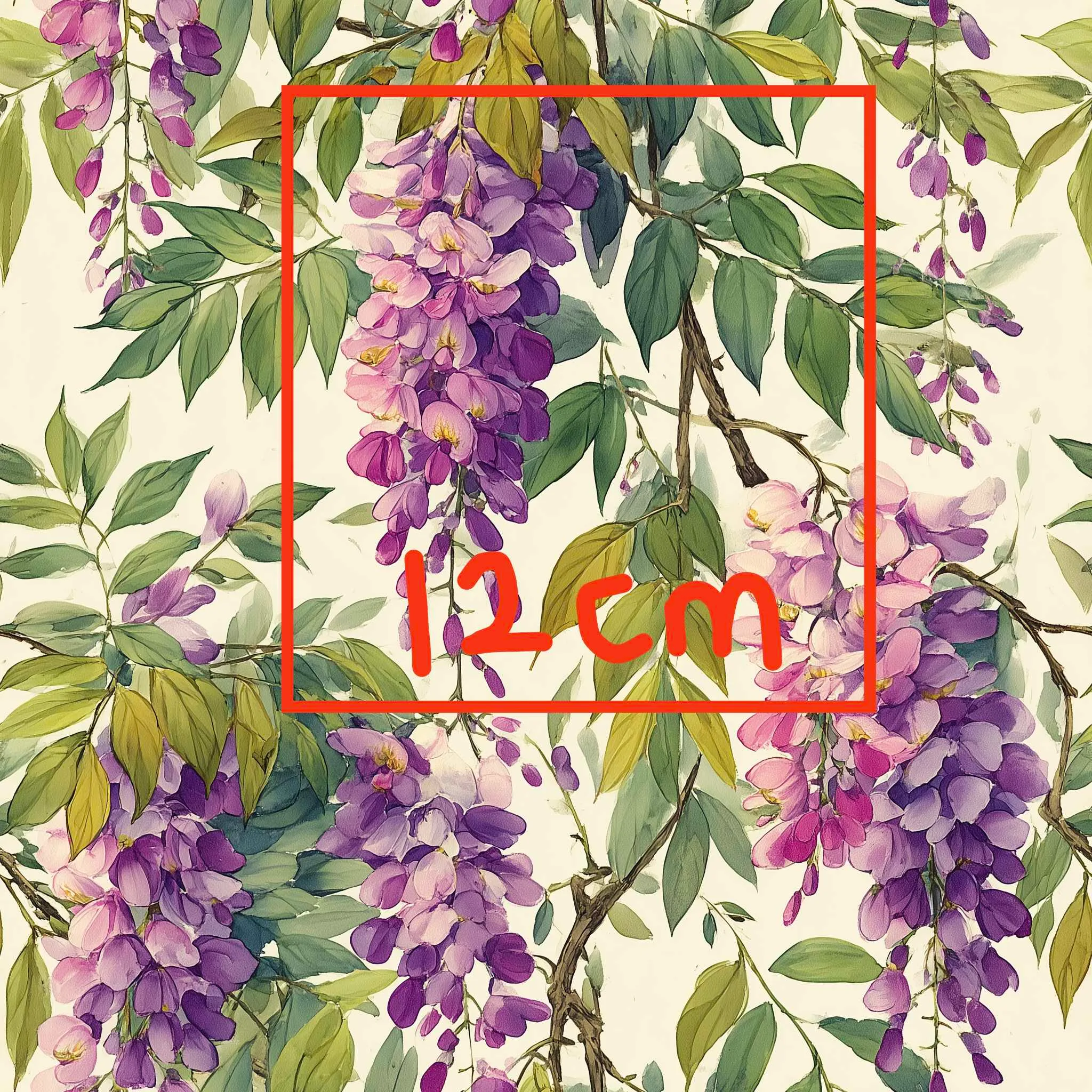 Wisteria Flower Jersey Fabric £16.50pm - Image 10