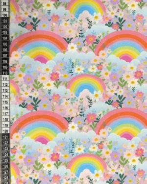 Pastel Rainbow Jersey Fabric £16.50pm