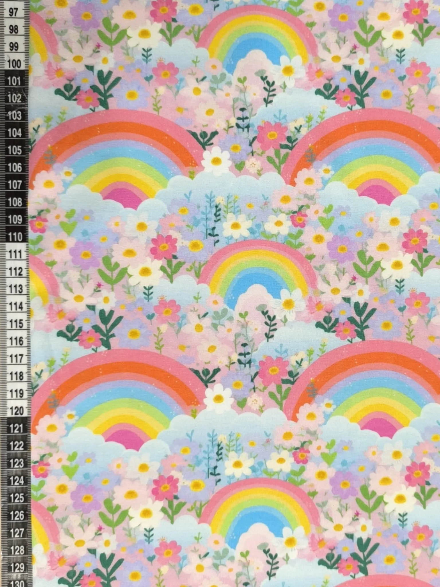Pastel Rainbow Jersey Fabric £16.50pm - Image 2